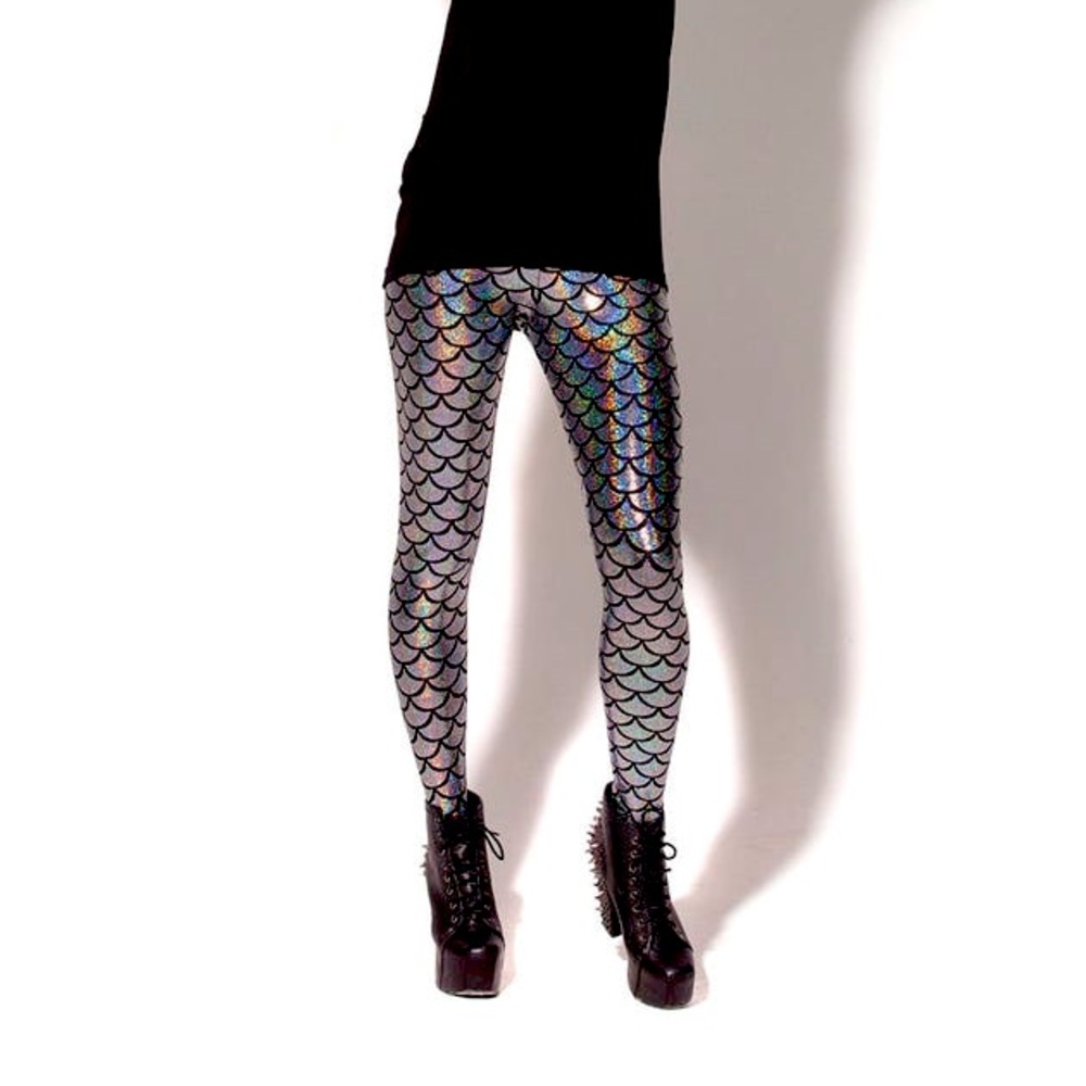 Mermaid silver leggings